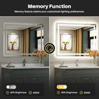 Briivue 40x30 Inch LED Bathroom Mirror - Image 5