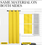 NICETOWN Bright Yellow Curtains 90" Long - Image 6