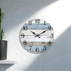 JoFomp 8 Inch Wooden Wall Clocks Battery Operated, Silent Wall Clock Non Ticking - Image 6