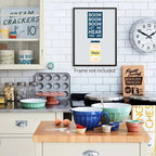 PDFI Kitchen Canvas Wall Art Vintage Mayonaise Jar Prints Funny Kitchen Signs - Image 4