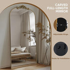 Antok Arched Full Length Mirror, Standing/Wall Hanging Large Mirror - Image 5