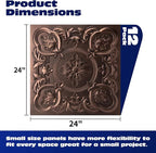 Art3dwallpanels 12 Pack Drop Ceiling Tiles, 24 x 24 Inch High Grade PVC 3D Wall - Image 2