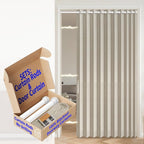 AJAZZ Blackout Accordion Door Curtain by AJAZZ