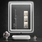 40"x32" LED Bathroom Mirror by WISSMILESHOME