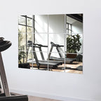 TRAHOME Home Gym Mirror Tiles for Wall, Living Room, Over The Door by TRAHOME