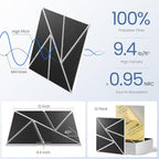 12 pack Acoustic Panels With Self-Adhesive, Sound Panels High Density, - Image 5