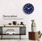 Roymnie Wall Clock, 10 Inch Silent Wall Clocks Battery Operated-Modern Non - Image 5