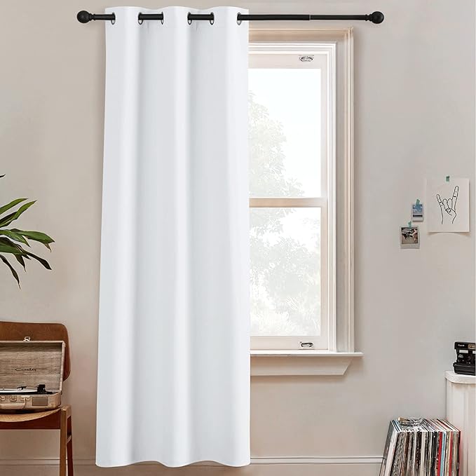 RYB HOME White Room Seperating Divider Curtain Privacy Noise Dampening Energy by RYBHOME