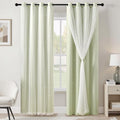 XiDi Green Curtains for Bedroom, Girls Room Blackout Curtains, Kids Room by Addsomecolortolife