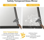 36"x 24" Black Bathroom Mirrors - Image 4