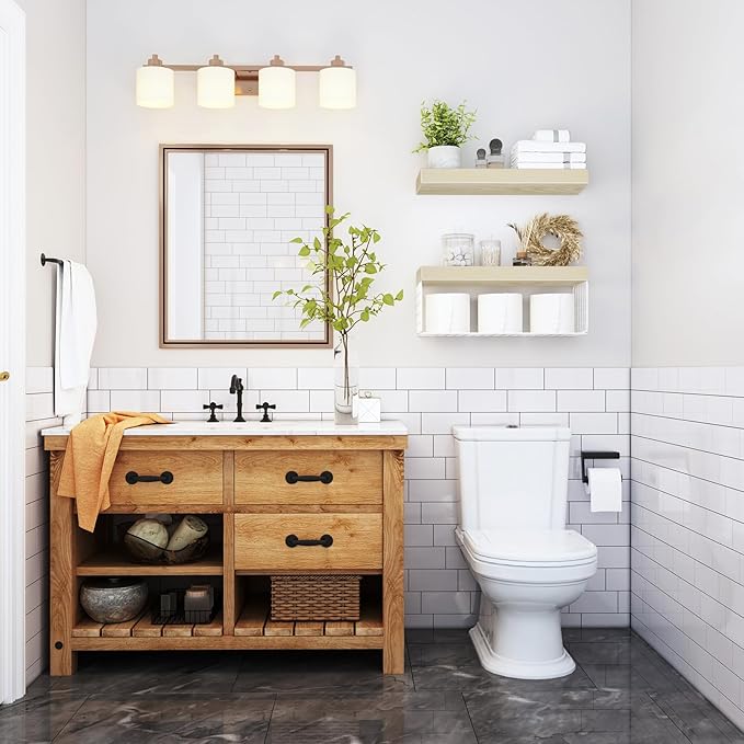 QEEIG Bathroom Shelves Over Toilet - Image 2