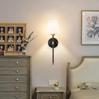 Peel and Stick Wall Sconces, Stick On Wall Sconce Set of 2, Battery Operated - Image 9