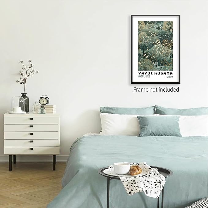 Yayoi Kusama Inspired Poster Japanese Botanical Wall Art Abstract Yayoi Kusama - Image 6
