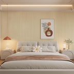 BOMENG White Oak Wood Wallpaper Light Oak Contact Paper Peel and Stick - Image 6