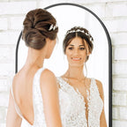 Sweetcrispy 64"x21" Arched Full Length Mirror, Leaning or Standing Full Body - Image 4