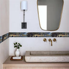 Forest Lake Wallpaper Border 196x4 Inch Peel and Stick Wall Border Self - Image 3