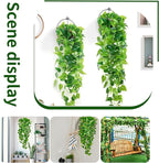 Fake Hanging Plants Vinesfor Room Decor, Artificial Ivy Greenery Garlands - Image 3
