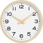 AKCISOT Wall Clock 12 Inch, Boho Office Wall Clocks Battery Operated Non Ticking by Akcisot