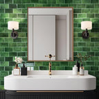 Art3d Peel and Stick Green Wall Tiles – 12"x12" Thicker Design Backsplash - Image 4