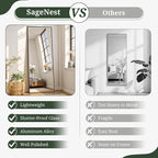 Mirror Full Length 56"x15" Full Body Floor Mirror - Image 7