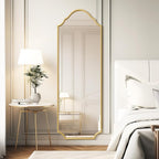 WallBeyond Arched Full Length Mirror Wall Mounted, Living Room, Hanging or - Image 4