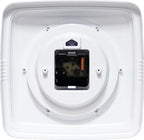 Infinity Instruments Retro Wall Clock – 9-Inch Square Silent Non-Ticking - Image 4