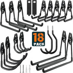 HUPBIPY 18 Pack Garage Hooks Heavy Duty Utility Steel by HUPBIPY