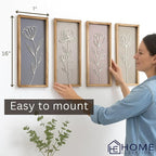 Product Elevations 3D Bathroom Art Set of 4 – Wooden Framed Wall Art - Image 2