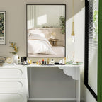 40x30 Inch Black Bathroom Mirrors - Image 6