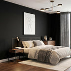 FUKU MON 24"x786" Black Wallpaper Peel and Stick Black Contact Paper Matte - Image 4