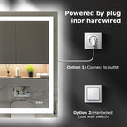 Hivone 40X36 LED Bathroom Mirror - Image 4