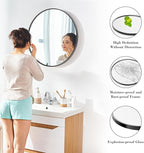 NEWBULIG Round Bathroom Mirror for Over Sink, 30 Inch Wall Mount Vanity Circle - Image 3