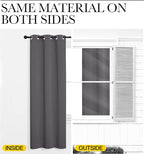 NICETOWN Privacy Room Divider Curtain Screen Partitions, Closet Door Curtain - Image 5