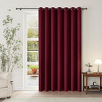 ChrisDowa Room Divider Curtain 96 Inches Long, Wide Blackout Sliding Door by ChrisDowa