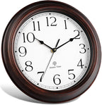 KECYET Atomic Wall Clock 10 Inch, Silent Non-Ticking Vintage Clock Battery - Image 3