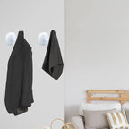 4 Pack Towel Hooks Bathroom Wall Hook Holder Stainless Steel Coat Robe Clothes - Image 5