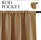 NICETOWN Kitchen Curtains, Short Blackout Drapes, Thermal Insulated Blackout - Image 2