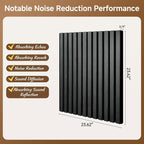 Acoustic Panels 4 Pack Self-Adhesive Upgrade, 23.62"X23.62" Sound Proof Wall - Image 3