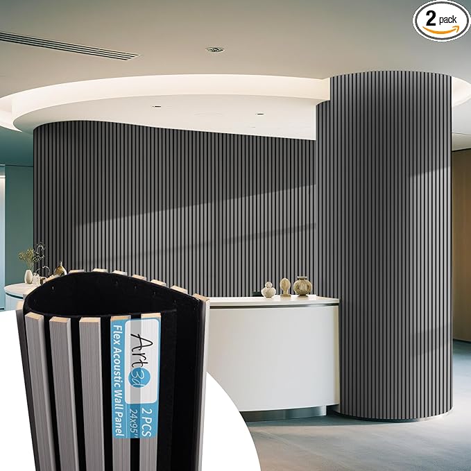 Art3d Acoustic Wood Slat Wall Panel by Art3d