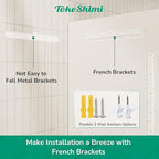TokeShimi 24x32 Beveled Bathroom Mirror Frameless, Tempered Rectangle Bathroom - Image 6