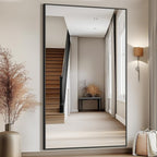 Oversized Standing Mirror Full Length, Hanging or Wall Mounted, Tempered Glass - Image 2
