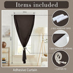 Self-Adhesive Total 100% Blackout Window Treatment - Image 6