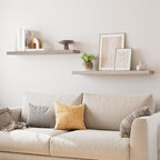 HOOBRO Floating Shelves for Wall, Wall Mounted Shelf Set of 2, 39.4" Hanging - Image 8