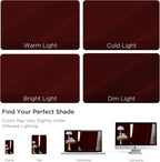 CUCRAF Burgundy Red Blackout Curtains Customize, Rod Pocket Room Darkening - Image 4