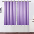 LEMOMO Lavender Blackout Curtains 52 x 63 Inch Length/Set of 2 Curtain by Lemomo