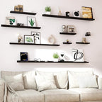 Long Floating Shelves for Wall Decor, Long Wall Mounted Storage Shelf for - Image 5