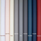 Yancorp 24"x394"/32.8' Matte Gray Blue Peel and Stick Wallpaper Removable - Image 8