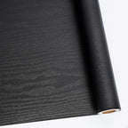 Abyssaly Black Wood Peel and Stick Paper 17.7 in X 413 in Decorative by Abyssaly