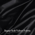 NICETOWN Insulated Black Out Velvet Curtains - Image 4