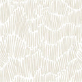 Theper Beige Wallpaper 17.3"×393" Modern Striped Wallpapers Peel and Stick by Theper